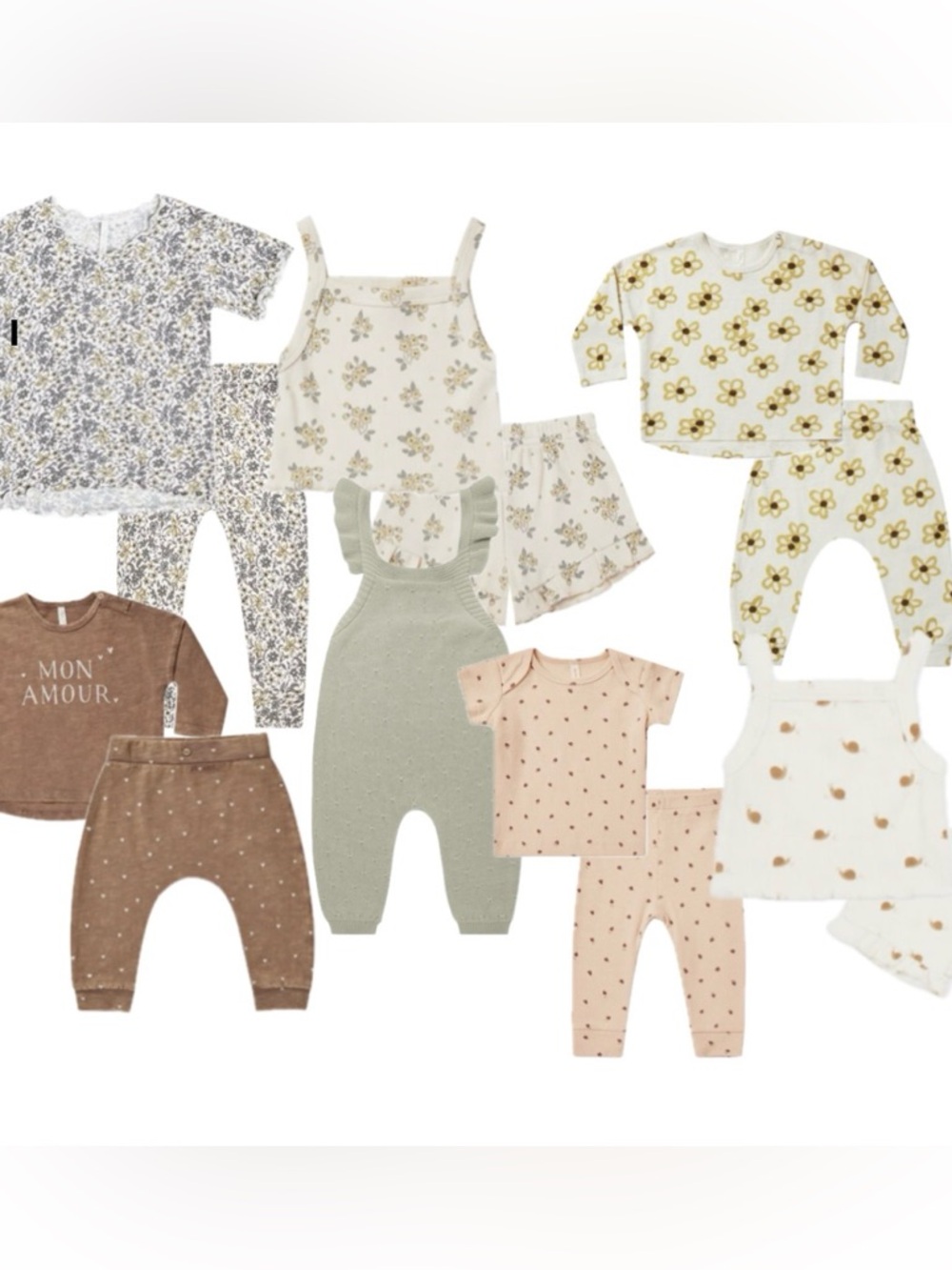 Rylee and Cru/Quincy Mae Girl Bundle (6-12 to 18-24 month) Sets and Overalls